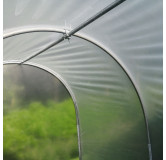 Serre de Jardin Pieds Droits CAPUCINE Largeur 3 m 12 m² Arceaux : Ø 40 mm - Acier Galvanisé Faîtières et renforts : Ø 32 mm - Ac