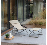 Bain de soleil matelassé pliant Transabed BeComfort  Confort XXL 3 positions dont une allongée
