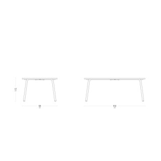 Table basse rectangle Vence