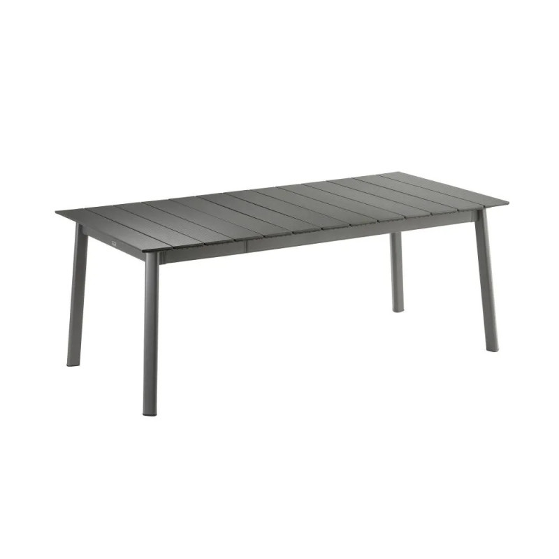 Table de jardin extensible 8 à 10 personnes Oron Lattes Aluminium