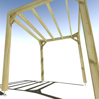 Pergola bois . 3m x 2m . livraison comprise