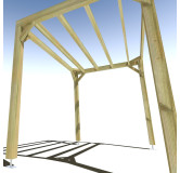 Pergola bois . 3m x 2m . livraison comprise