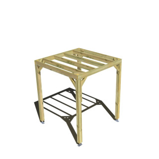 Pergola bois . 2m x 2m . livraison comprise