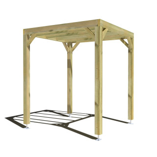 Pergola bois . 2m x 2m . livraison comprise