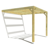 Pergola bois . 3m x 3m . livraison comprise