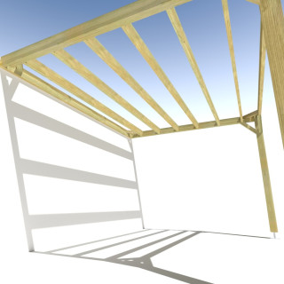 Pergola bois . 4m x 3m . livraison comprise