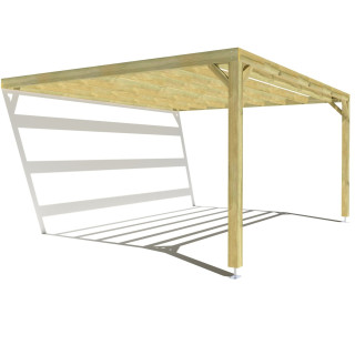 Pergola bois . 5m x 4m . livraison comprise