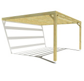 Pergola bois . 5m x 4m . livraison comprise