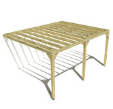 Pergola bois . 5m x 4m . livraison comprise