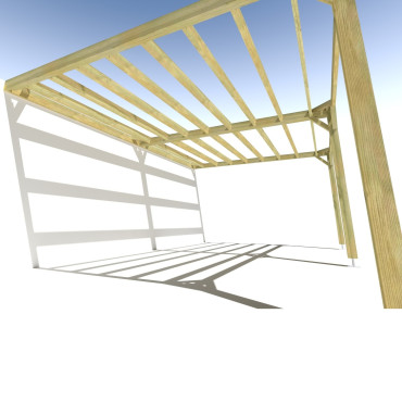 Pergola bois . 6m x 4m . livraison comprise