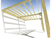 Pergola bois . 6m x 4m . livraison comprise