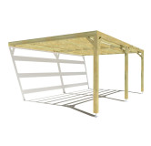 Pergola bois . 6m x 4m . livraison comprise