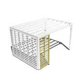 Claustra d'occultation 45° pour pergola . Carport