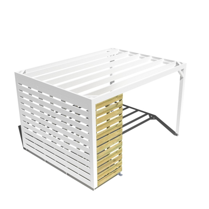 Claustra d'occultation pour pergola . carport