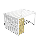 Claustra d'occultation pour pergola . carport