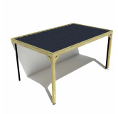 Carport bois . 5m x 3m .  livraison comprise