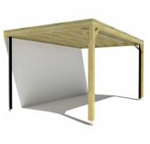 Carport bois . 5m x 3m .  livraison comprise