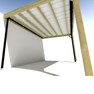 Carport bois . 5m x 3m .  livraison comprise