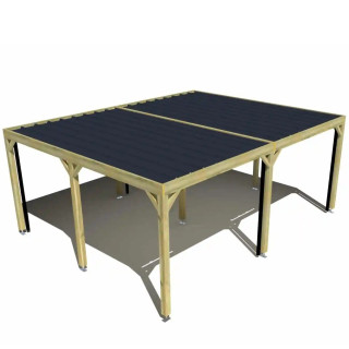 Carport bois . 6m x 5m .  livraison comprise