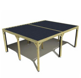 Carport bois . 6m x 5m .  livraison comprise