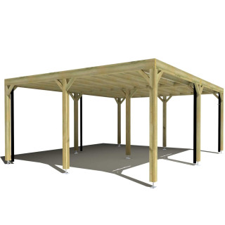 Carport bois . 6m x 5m .  livraison comprise