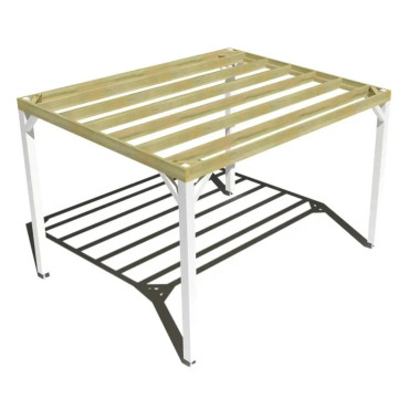 Option de pente 5 % . Carport . Pergola bois couverte