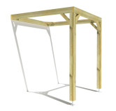 Pergola bois . Sans ventelle. 2m x 2m . livraison comprise