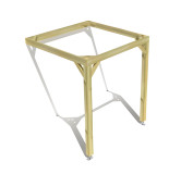 Pergola bois . Sans ventelle. 2m x 2m . livraison comprise