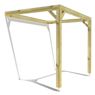 Pergola bois . Sans ventelle . 3m x 2m . livraison comprise