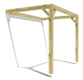 Pergola bois . Sans ventelle . 3m x 2m . livraison comprise