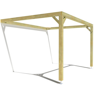 Pergola bois . Sans ventelle . 4m x 3m . livraison comprise