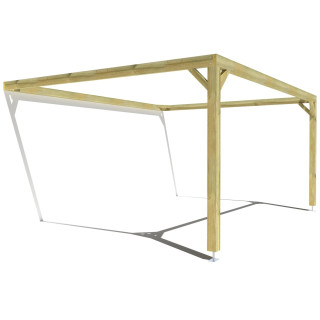 Pergola bois . Sans ventelle . 5m x 4m . livraison comprise
