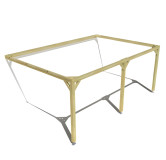 Pergola bois . Sans ventelle . 6m x 4m . livraison comprise