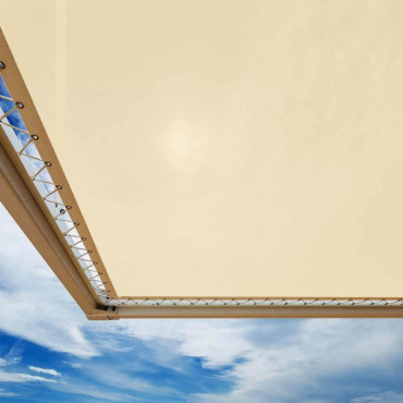 Kit d'ombrage pergola / Bâche PVC imperméable