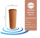 Ollas Tube à enterrer
