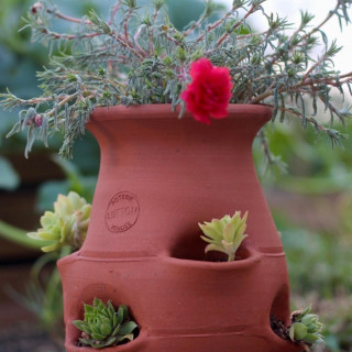 POTERIE DE JARDIN : TOUR À FRAISIER