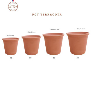 Poterie de jardin : Pot Terracotta