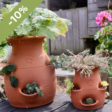 Poterie de jardin : Tour à fraisier